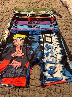 PSD/Ethika mens boxer briefs lot of 6 size XL